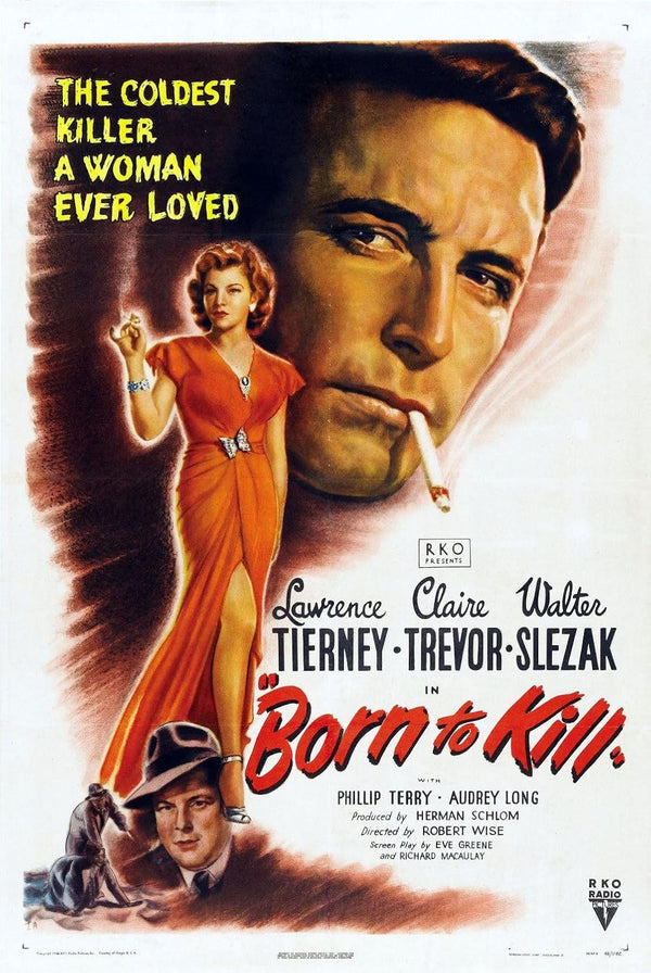 Born to Kill (1947) – Dark Crime Drama & Film-Noir Classic Movie Poster | Film Wall Art Print