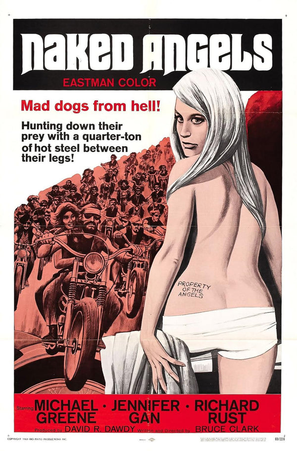 Naked Angels (1969) Movie Poster – Drama Thriller Classic Movie Poster | Film Wall Art Print