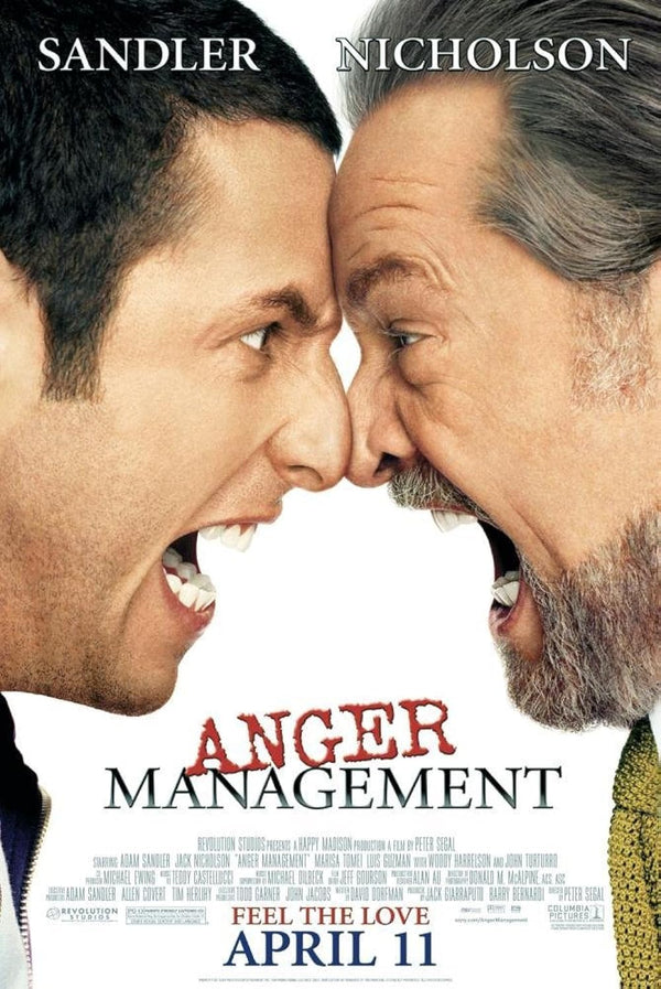 Anger Management (2003) - Buy Official Comedy Movie Poster Movie Poster | Film Wall Art Print