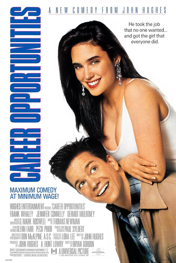 Career Opportunities (1991) - Romantic Comedy Movie Poster Movie Poster | Film Wall Art Print