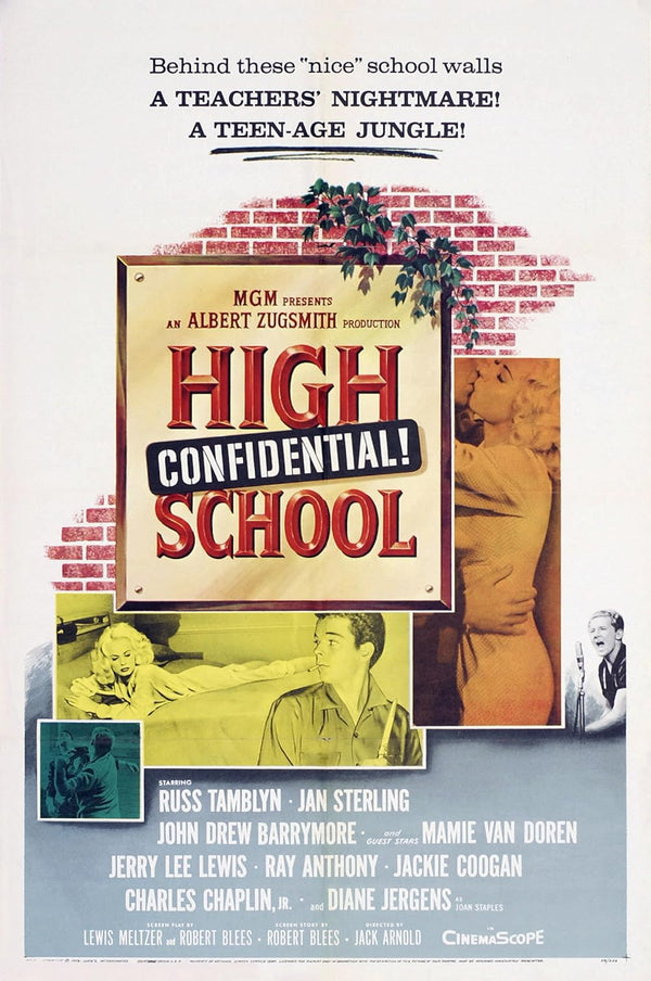 Young Hellions (1958) - Classic Crime Drama Poster Movie Poster | Film Wall Art Print