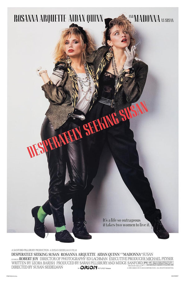 Desperately Seeking Susan Movie Poster - Iconic 80s Film Art Movie Poster | Film Wall Art Print