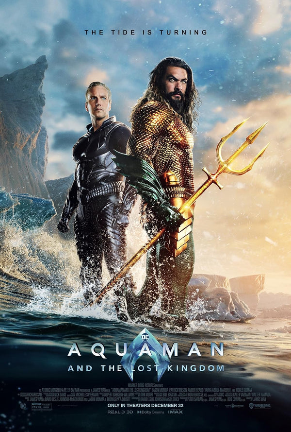 Aquaman and the Lost Kingdom 2023 Official Poster Movie Poster | Film Wall Art Print