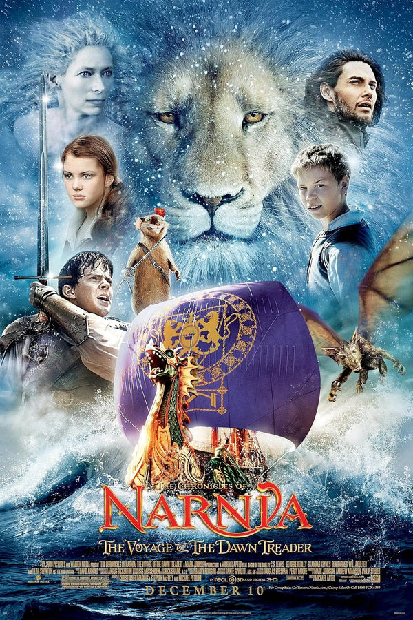 Narnia: Dawn Treader Movie Poster (2010) Adventure Family Fantasy Movie Poster | Film Wall Art Print