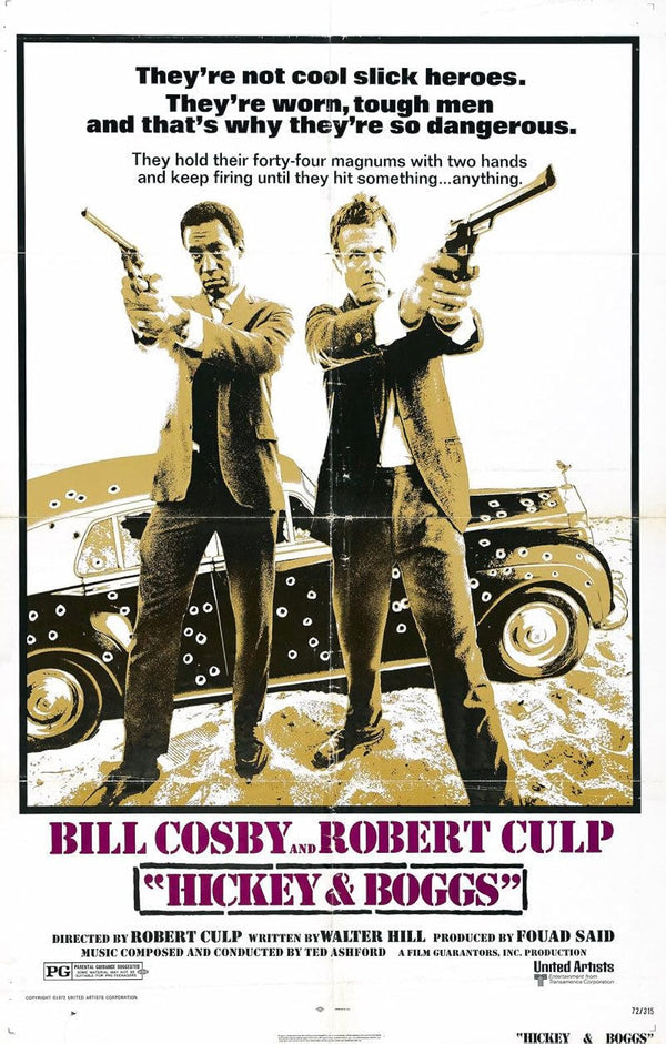 Hickey and Boggs (1972) - Crime Thriller Movie Poster Movie Poster | Film Wall Art Print