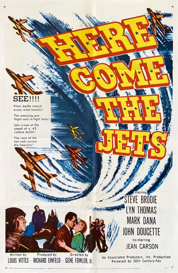 Here Come the Jets (1959) - War Drama Movie Poster Movie Poster | Film Wall Art Print