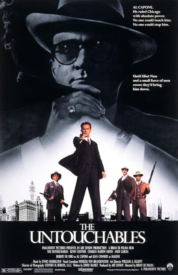 The Untouchables Movie Poster - Classic Crime Drama Art Movie Poster | Film Wall Art Print