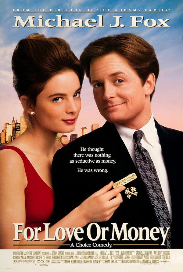 For Love Or Money (1993) – Romantic Comedy Drama Movie Poster Movie Poster | Film Wall Art Print