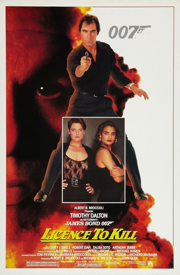 Licence to Kill (1989) - James Bond Action Thriller Poster Movie Poster | Film Wall Art Print