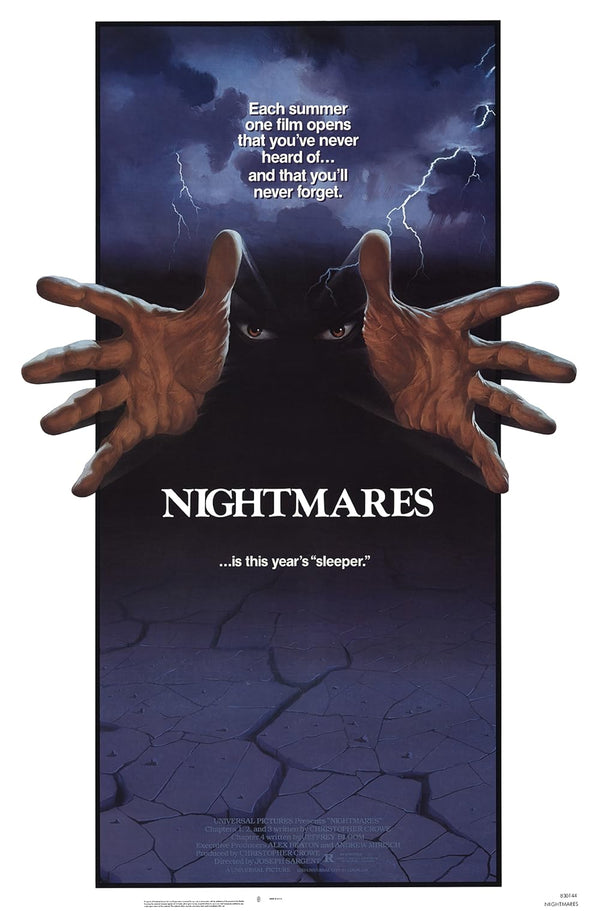 Nightmares (1983) - Terrifying Horror & Sci-Fi Poster Movie Poster | Film Wall Art Print