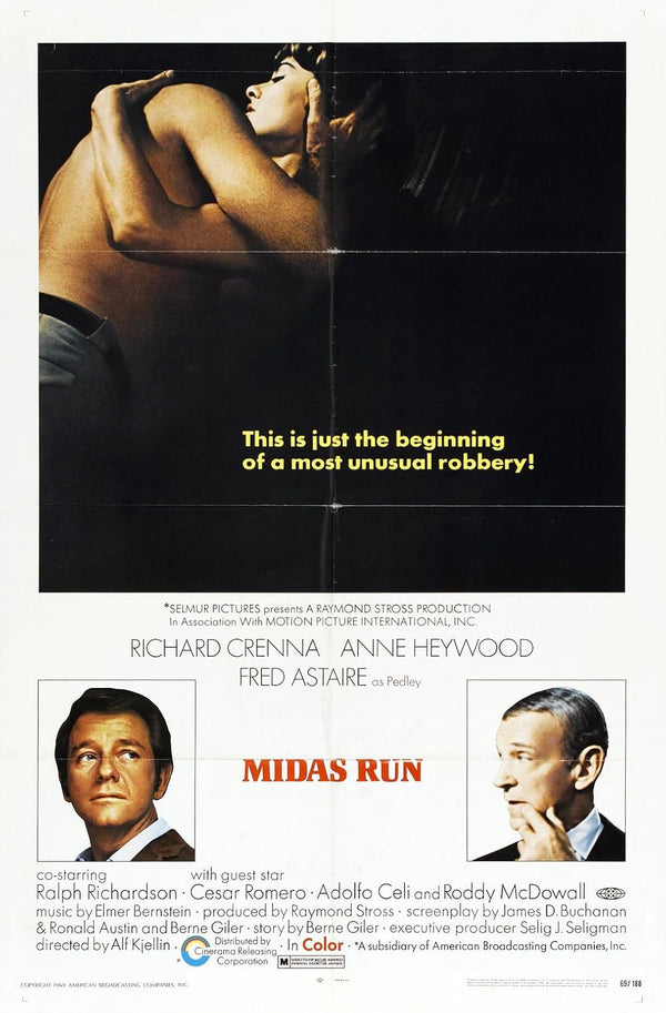 Midas Run (1969) - Adventure, Comedy, Crime Movie Poster Movie Poster | Film Wall Art Print