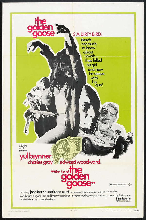 File of the Golden Goose (1969) – Action Crime Drama Movie Poster Movie Poster | Film Wall Art Print