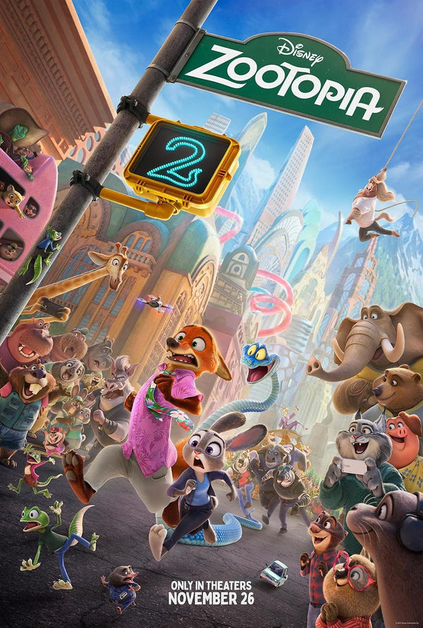 Zootopia 2 Movie Poster - Official Release Art & Details Movie Poster | Film Wall Art Print