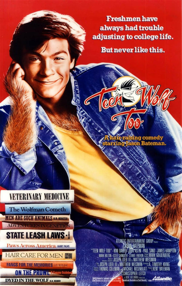 Teen Wolf Too (1987) - Comedy Fantasy Movie Poster Movie Poster | Film Wall Art Print