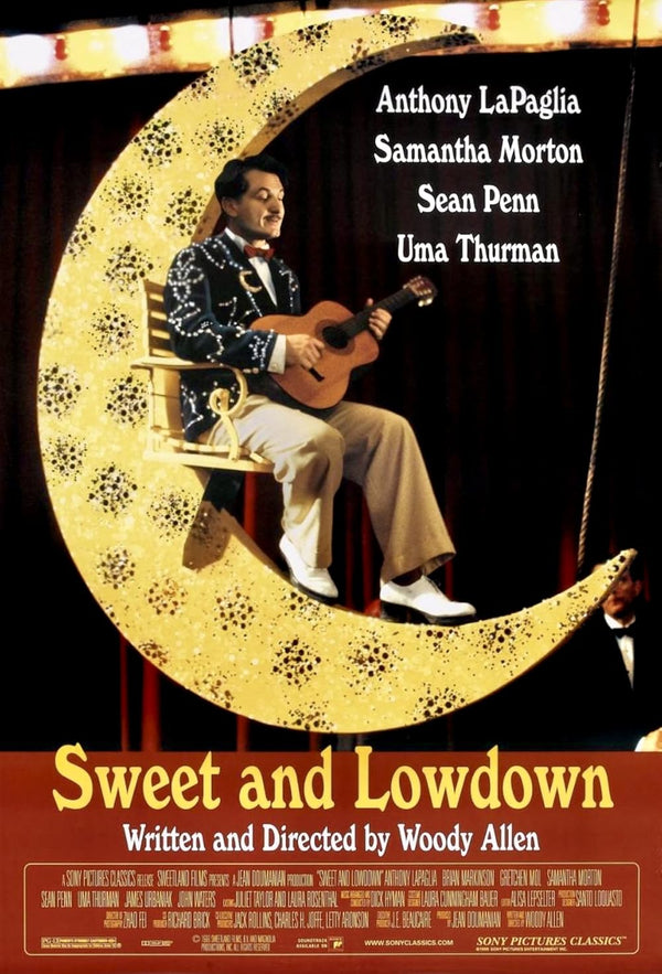 Sweet and Lowdown (1999) - Comedy, Drama, Music Movie Movie Poster | Film Wall Art Print