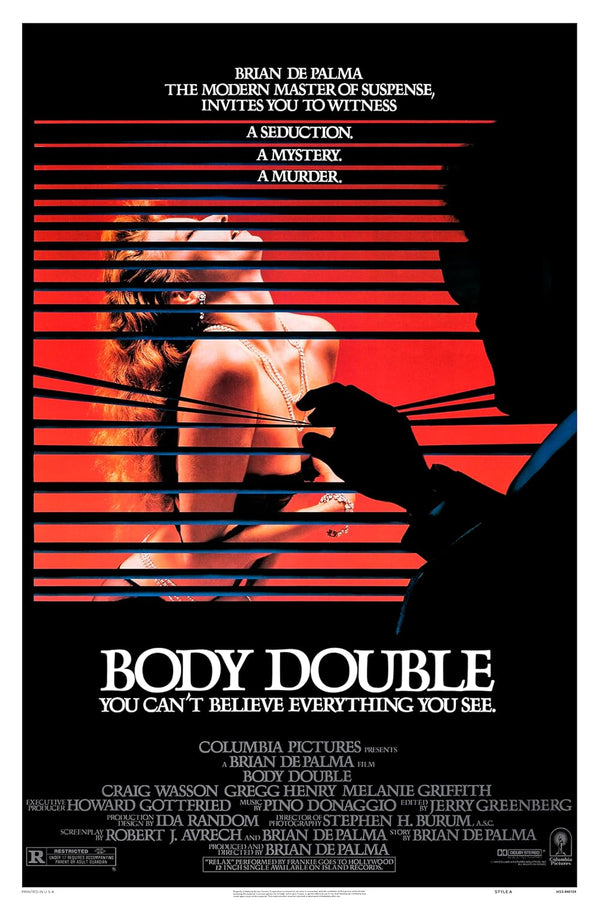 Body Double (1984) – Crime Drama Mystery Poster Movie Poster | Film Wall Art Print