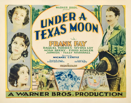 Under A Texas Moon (1930) - Classic Adventure Comedy & Music Film Movie Poster | Film Wall Art Print