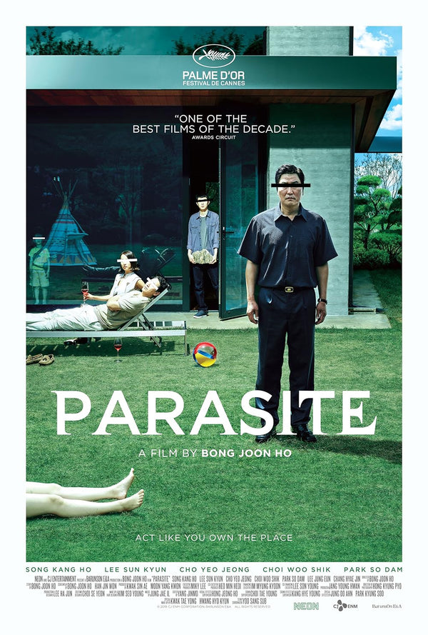 Parasite (2019) - French Drama Thriller Movie Poster Movie Poster | Film Wall Art Print