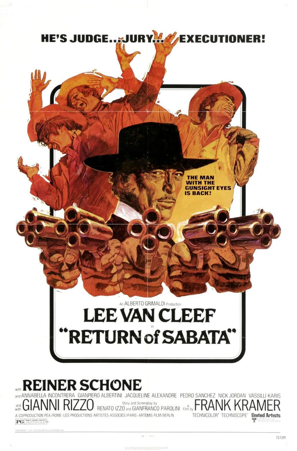 Return Of Sabata (1971) – Classic Western Drama Movie Poster Movie Poster | Film Wall Art Print