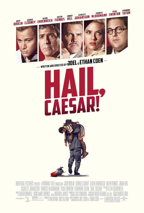 Hail, Caesar! (2016) Comedy-Drama-Mystery Movie Movie Poster | Film Wall Art Print