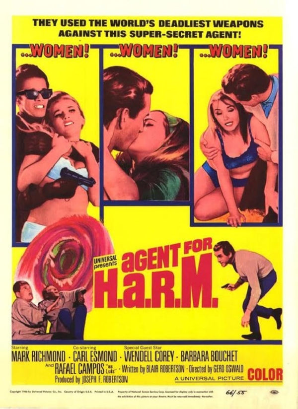 Agent For H.A.R.M. (1966) - Action Adventure Sci-Fi Movie Poster Movie Poster | Film Wall Art Print