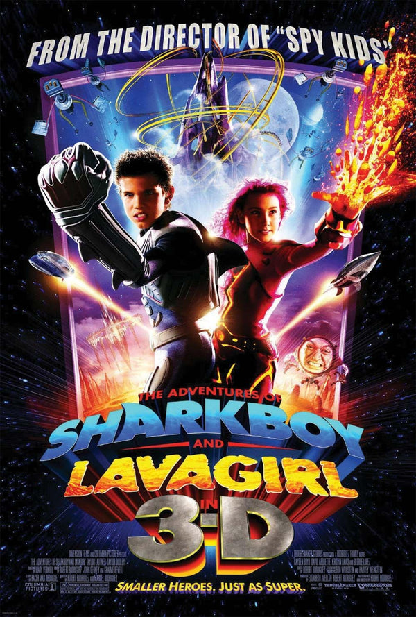 Sharkboy & Lavagirl 3D (2005) – Action Adventure Comedy Movie Poster Movie Poster | Film Wall Art Print