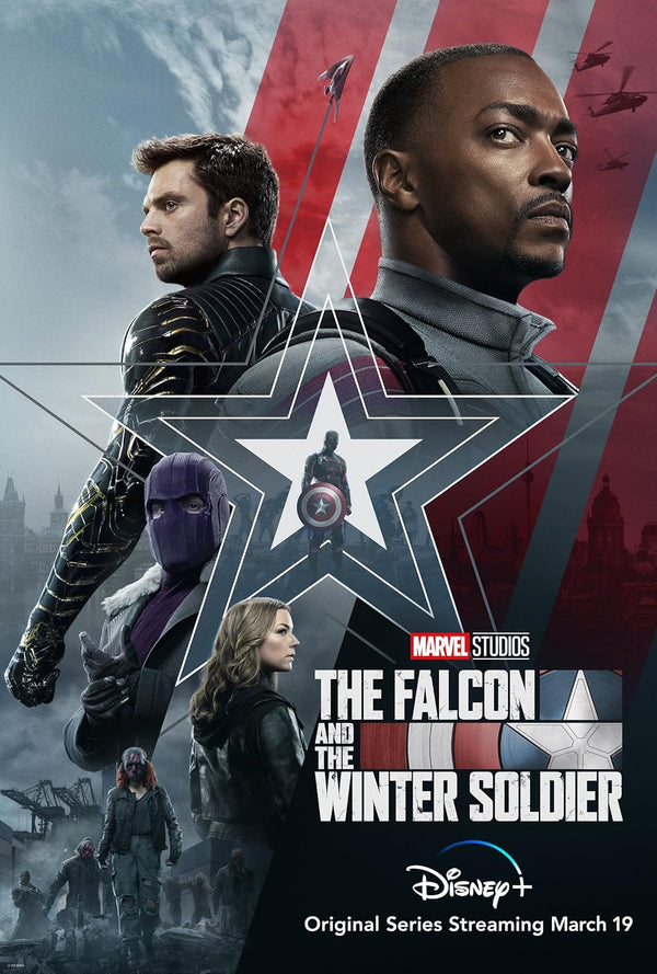 Falcon and Winter Soldier: Action-Packed Adventure Drama Movie Poster | Film Wall Art Print