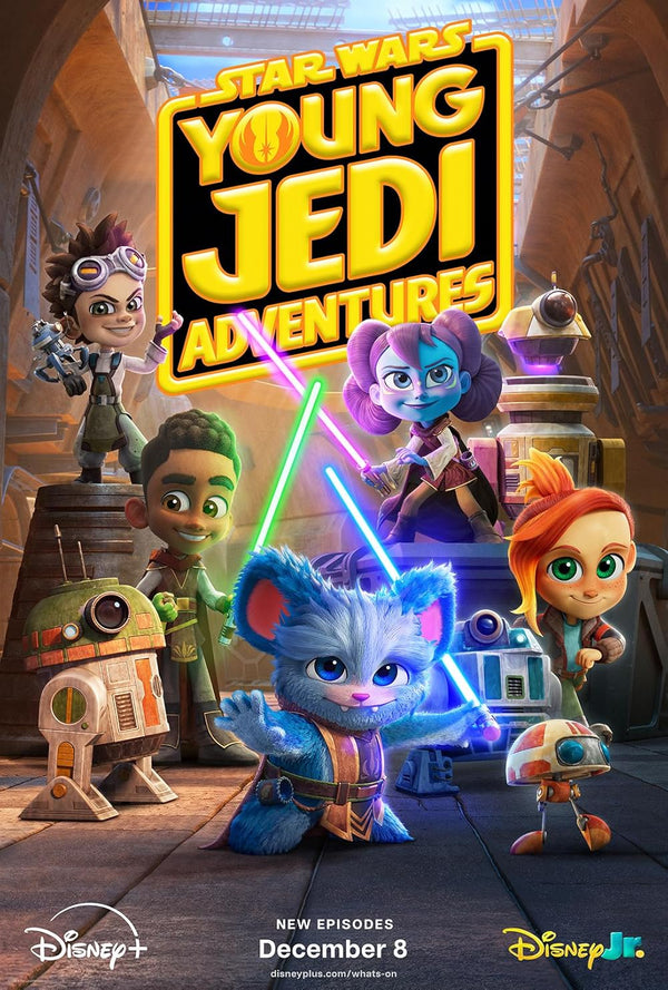 Star Wars: Young Jedi Adventures | Animated Action-Adventure Series for Kids Movie Poster | Film Wall Art Print