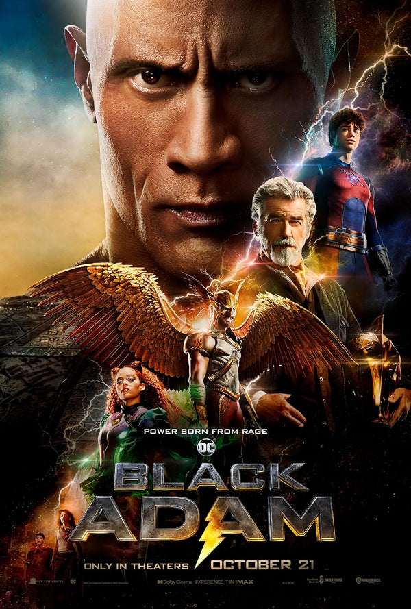 Black Adam (2022) – Action, Adventure, Fantasy Movie Poster Movie Poster | Film Wall Art Print