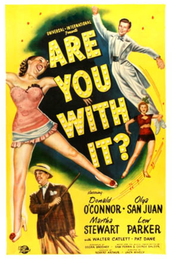 Are You With It? (1948) - Classic Comedy Movie Poster Movie Poster | Film Wall Art Print