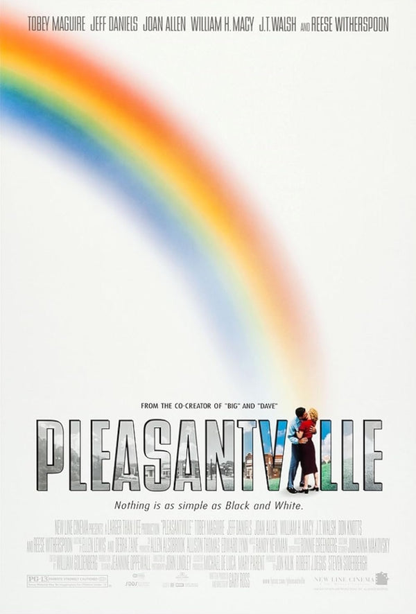 Pleasantville (1998) - Quirky Comedy-Drama Fantasy Movie Movie Poster | Film Wall Art Print