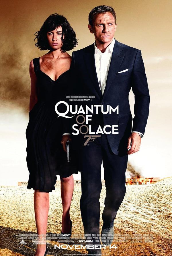 Quantum of Solace Movie Poster - James Bond 007 Film Art Movie Poster | Film Wall Art Print