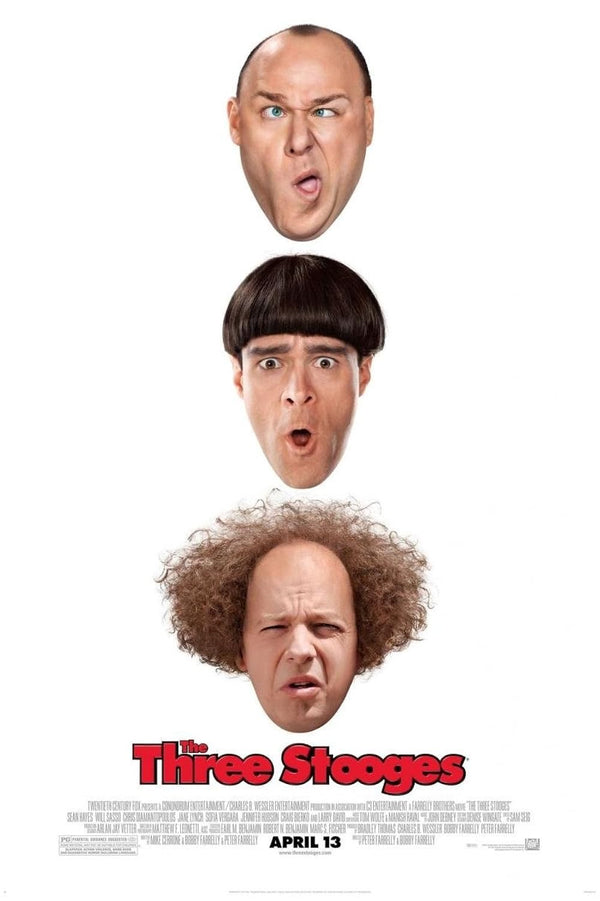 Three Stooges Movie Poster - Classic Comedy Film Art Print Movie Poster | Film Wall Art Print
