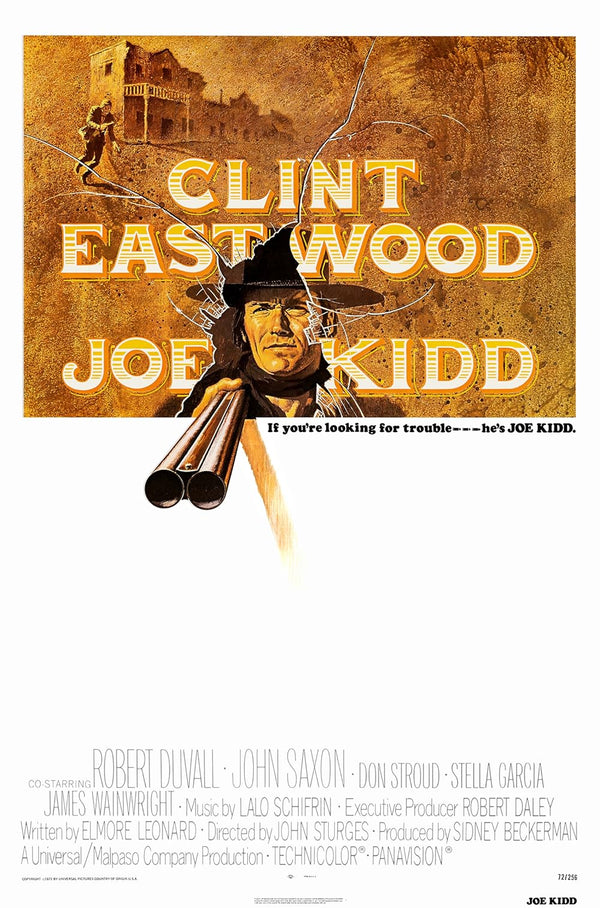 Joe Kidd (1972) – Classic Western Drama Movie Poster Movie Poster | Film Wall Art Print