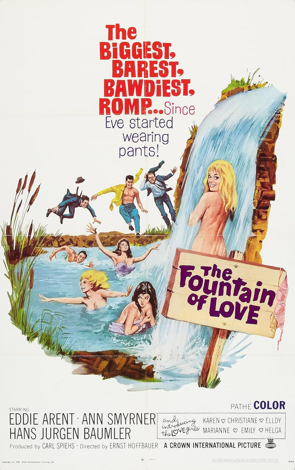 Fountain of Love (1966) - Classic Comedy Movie Poster Movie Poster | Film Wall Art Print
