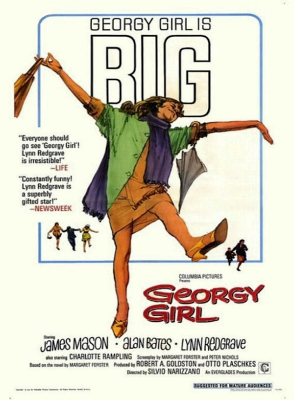 Georgy Girl (1966) – Classic Comedy-Drama Romance Poster Movie Poster | Film Wall Art Print