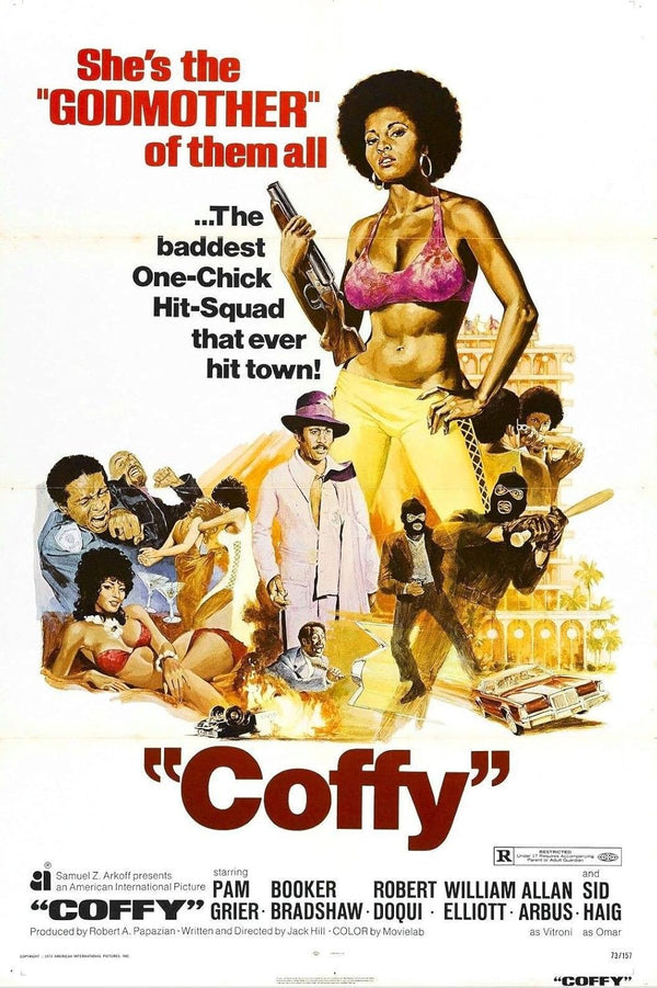 Coffy (1973) – Action, Crime, Thriller Movie Poster Movie Poster | Film Wall Art Print