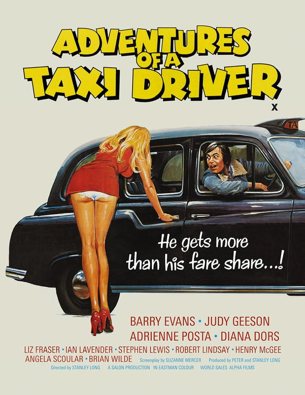 Adventures of a Taxi Driver (1976) – Hilarious Crime Comedy Classic Movie Poster | Film Wall Art Print