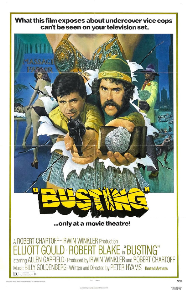 Busting (1974) Movie Poster – Comedy, Crime, Drama Classic Movie Poster | Film Wall Art Print