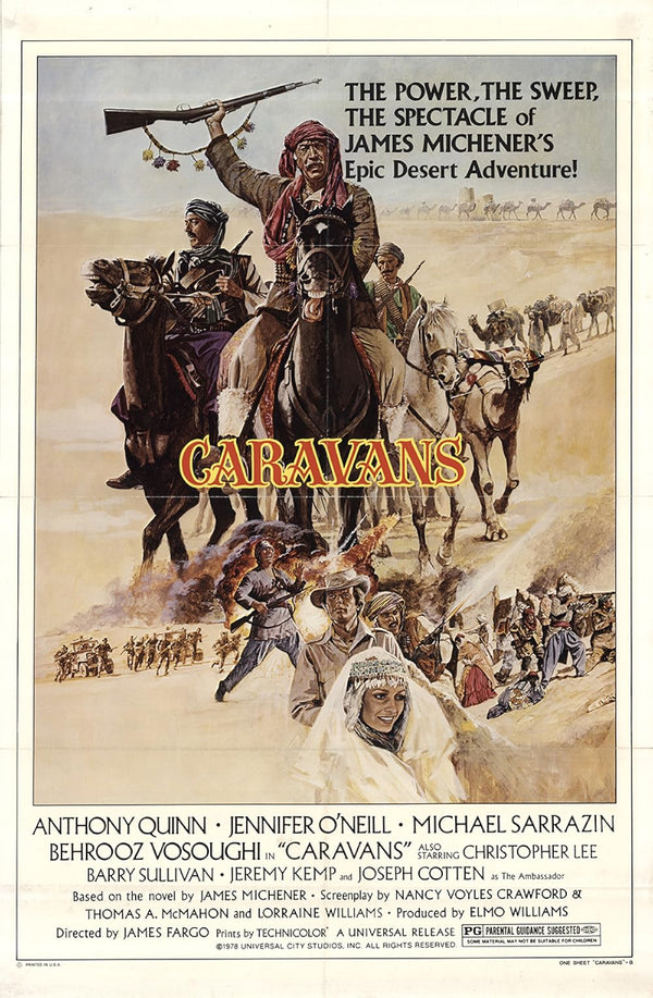 Caravans (1978) - Action Adventure History Movie Poster Movie Poster | Film Wall Art Print