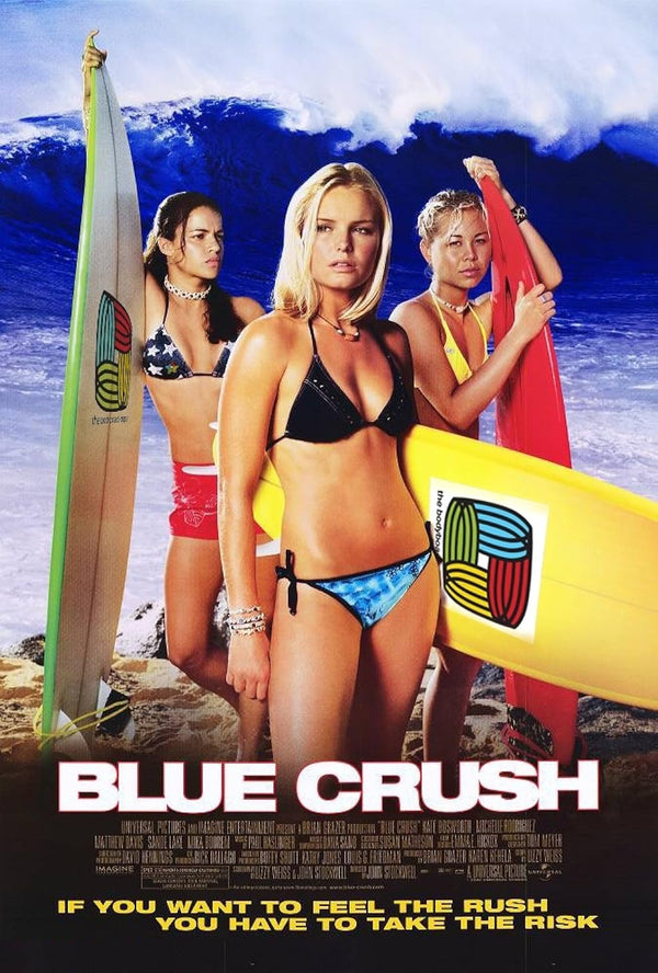 Blue Crush (2002) - Drama, Romance, Sport Movie Poster Movie Poster | Film Wall Art Print