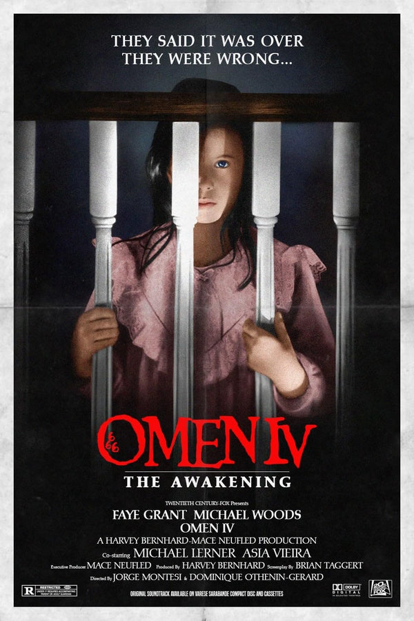 Omen IV: The Awakening Horror Movie Poster – Official Artwork Movie Poster | Film Wall Art Print