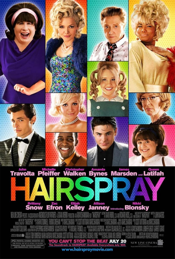 Hairspray Movie Poster - Classic Musical Film Art Print Movie Poster | Film Wall Art Print
