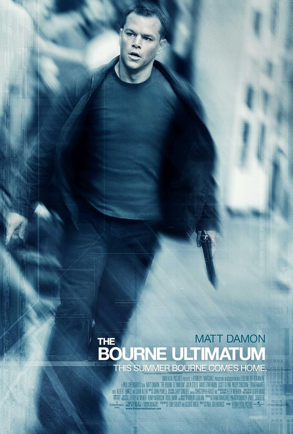 Bourne Ultimatum (2007) Movie Poster – Action Thriller Mystery Movie Poster | Film Wall Art Print