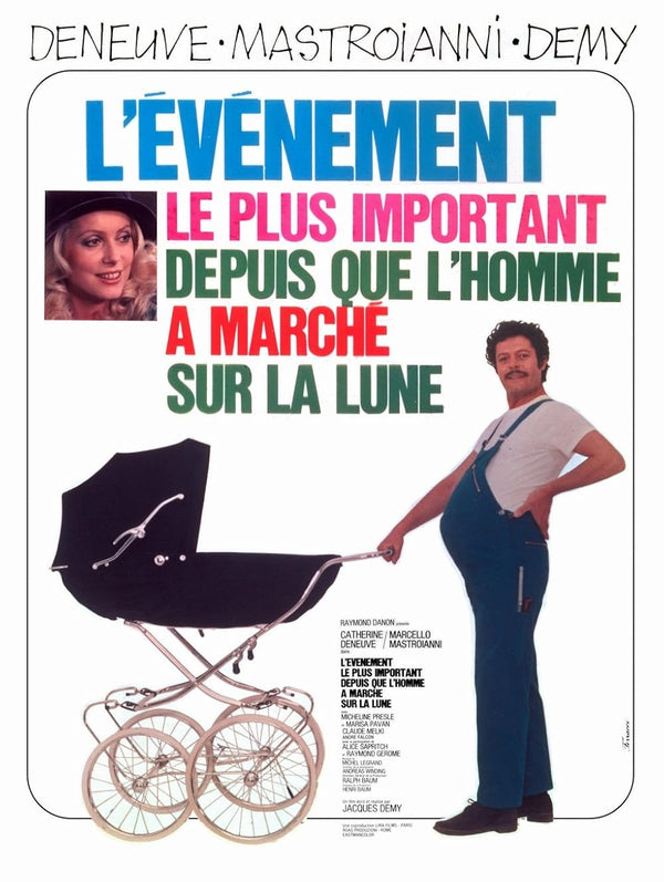 Slightly Pregnant Man (1973) - Must-Watch Hilarious Comedy Movie Poster | Film Wall Art Print