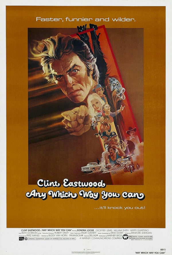Any Which Way You Can (1980) Action Comedy Movie Movie Poster | Film Wall Art Print