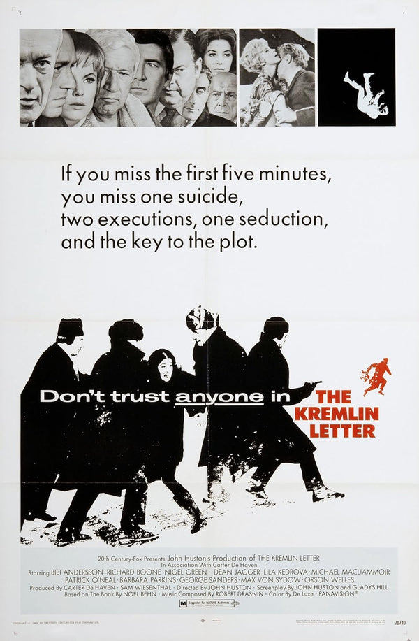 Kremlin Letter (1970) – Crime Thriller Movie Poster Movie Poster | Film Wall Art Print