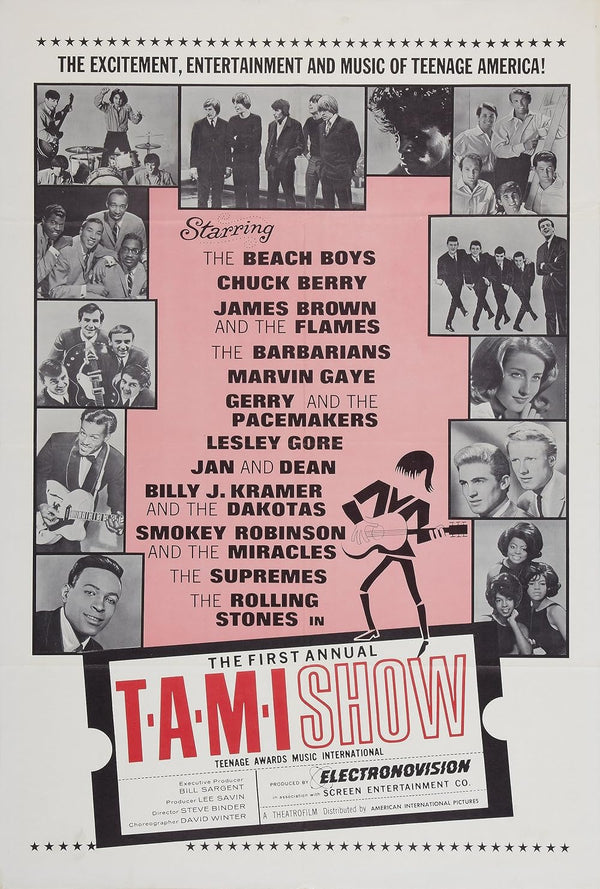 T.A.M.I. Show (1964) - Iconic Live Music Documentary Movie Poster | Film Wall Art Print
