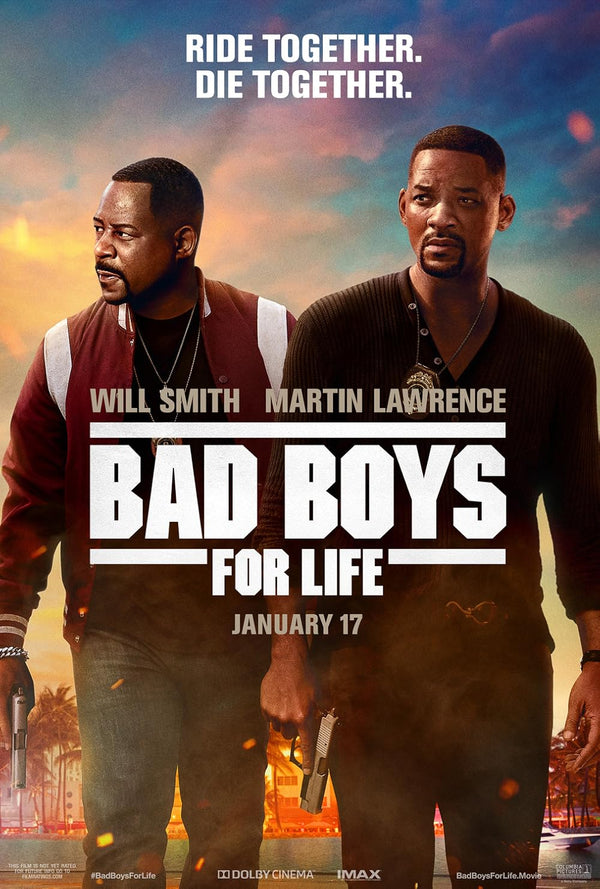 Bad Boys for Life 2020: Action, Comedy, Crime Movie Poster Movie Poster | Film Wall Art Print
