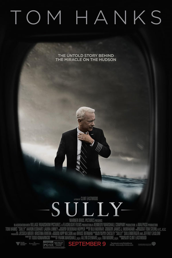Sully Movie Poster - Clint Eastwood's Aviation Drama Movie Poster | Film Wall Art Print
